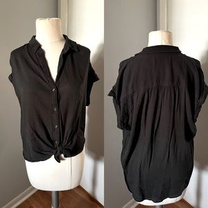 Abercrombie and Fitch front tie shirt